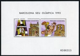 ANDORRA ESP. / ANDORRE ESPAGNOLE (1987) - Barcelona Seu Olímpica 1992 - Olympic Games (Church, Torch, Torche, Olympische - Summer 1992: Barcelona