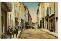 Carte Postale Ancienne Carcès - Rue Du Maréchal Foch - Carces