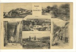 Carte Postale Ancienne Fantaisie Carcès - Souvenir - Multivues - Carces