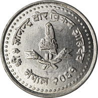 Monnaie, Népal, SHAH DYNASTY, Gyanendra Bir Bikram, 50 Paisa, 2004, Kathmandu - Népal