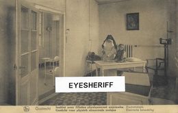 Quatrecht = Kwatrecht: Gesticht Voor Physiek Abnormale Meisjes - Electrothérapie - Electrische Behandeling Ca. 1910. - Wetteren