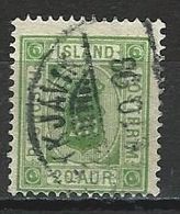 Island Mi 7A O Perf 14x13 3/4 - Dienstzegels