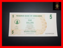 ZIMBABWE 5 $ 1.8.2006  P. 38  UNC - Simbabwe