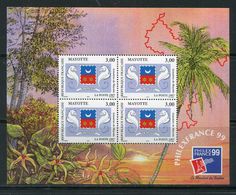 MAYOTTE- B.F Y&T N°1- Neuf Sans Charnière ** - Blocks & Kleinbögen