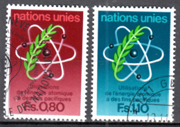 Nations Unies Genève  70 à 71 ° - Used Stamps