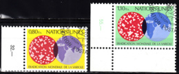 Nations Unies Genève  73 à 74 ° - Used Stamps