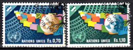 Nations Unies Genève  78 à 79 ° - Used Stamps