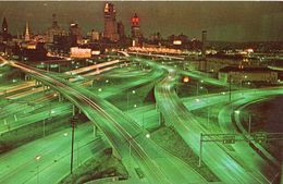Ohio Cincinnati Expressway And Its Interchanges Entering The Downtown Area Of Cincinnati ANNEE 1972 - Cincinnati