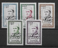 Maroc N°397/401 - Neuf ** Sans Charnière - TB - Maroc (1956-...)