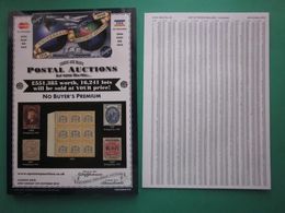 UNIVERSAL PHILATELIC AUCTIONS CATALOGUE FOR SALE No.39 TUESDAY 5th OCTOBER 2010 #L0195 - Auktionskataloge