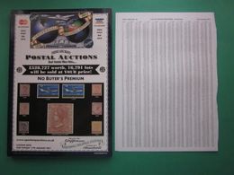 UNIVERSAL PHILATELIC AUCTIONS CATALOGUE FOR SALE No.40 TUESDAY 11th JANUARY 2011 #L0196 - Auktionskataloge