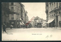 BRUXELLES - Montagne De La Cour. Hippomobiles, Animation. Nels Série 1 N°146. - Transport Urbain En Surface