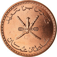 Monnaie, Oman, Qabus Bin Sa'id, 5 Baisa, 2008, British Royal Mint, SPL, Bronze - Oman