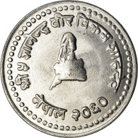 Monnaie, Népal, SHAH DYNASTY, Gyanendra Bir Bikram, 25 Paisa, 2003, Kathmandu - Népal