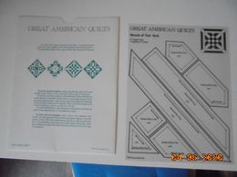 Great American Quilts. Oxmoor House 1987 ISBN 084870827X - Loisirs Créatifs