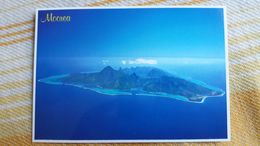 CPM POLYNESIE FRANCAISE VUE AERIENNE DE L  ILE DE MOOREA TEVA SYLVAIN 514  PACIFIC PROMOTION TAHITI - Polynésie Française