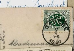 Carte: Obl. GAVERE 08/10/1930 - Rural Post