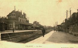 08   Ardennes    Chagny    La Gare - Altri & Non Classificati