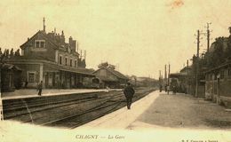 08   Ardennes    Chagny    La Gare - Autres & Non Classés