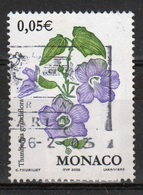 Monaco Single 5c Stamp From 2002 Set To Celebrate Flora And Fauna. - Usati