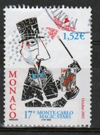 Monaco Single 1.52€ Stamp From 2002 Set To Celebrate Magic Festival. - Usati
