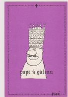 SINE  Ed Pulcinella  - Série Pape Pape à Gateau Bougie - CPSM  10.5x15 TBE Neuve - Sine