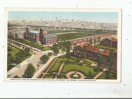 PHILADELPHIA PA . BIRD'S EYE VIEW OF GYMNASIUM AND STADIUM UNIVERSITY OF PENNA 73 - Philadelphia