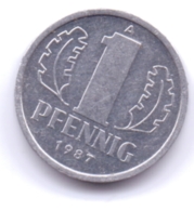 DDR 1987 A: 1 Pfennig, KM 8 - 1 Pfennig