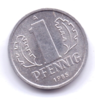 DDR 1985 A: 1 Pfennig, KM 8 - 1 Pfennig