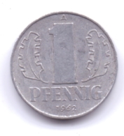 DDR 1962 A: 1 Pfennig, KM 8 - 1 Pfennig