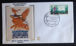 Brazil, Uncirculated FDC, Aviation, « 50th Anniversary Balbo Flight », Rio De Janeiro, 1981 - FDC