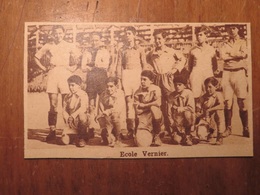 NICE (ALPES-MARITIMES): ÉQUIPE SCOLAIRE DE FOOTBALL- ÉCOLE VERNIER (PHOTO DE JOURNAL: 09/1932) - Côte D'Azur