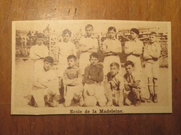 NICE (ALPES-MARITIMES): ÉQUIPE SCOLAIRE DE FOOTBALL- ÉCOLE DE LA MADELEINE (PHOTO DE JOURNAL: 09/1932) - Côte D'Azur