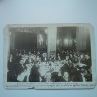 PHOTO PALAIS D ORSAY 1930 BANQUET DES COMMISSIONNAIRES EN FRUITS ET LEGUMES DES HALLES VERSO MARIAGE LABOUR - Sonstige & Ohne Zuordnung