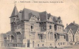 Le Touquet . Paris-Plage   62     Chalet  Saint Augustin Bd De La Mer  .     (voir Scan) - Le Touquet