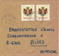 Monte Carlo 2020 - Wappen Krone - Briefstück - Storia Postale