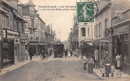 Le Touquet . Paris-Plage   62       Tramway  Rue De Paris. Vente De Cartes Postales       .     (voir Scan) - Le Touquet