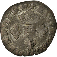 Monnaie, France, Henri III, Liard à La Croix Du Saint-Esprit, 1586, Lyon, TB+ - 1574-1589 Henry III