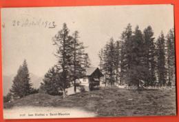 ZAO-13 Les Giettes Sur Saint-Maurice Et Monthey, Chalet. Circulé 1912 - Monthey