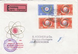 Suisse - 23/09/1965 - Lettre Pour Genchen - Timbres Pour Le Congrès UIT - Lettres & Documents