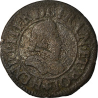 Monnaie, France, Henri III, Denier Tournois, Paris, TB, Cuivre, CGKL:90 - 1574-1589 Enrique III