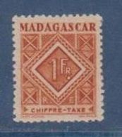 MADAGASCAR           N°  YVERT     TAXE  34    NEUF AVEC CHARNIERES      ( CHARN  03/ 36 ) - Timbres-taxe