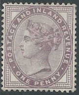 1881 GREAT BRITAIN SG 172 1d LILAC 16 Dots NO GUM - RC50 - Unused Stamps