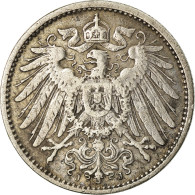 Monnaie, GERMANY - EMPIRE, Wilhelm II, Mark, 1907, Hambourg, TB+, Argent, KM:14 - 1 Mark