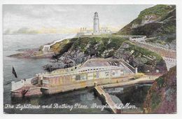 I. O. Man -  The Lighthouse And Bathing Place, Douglas - Shurey Publications - Isle Of Man