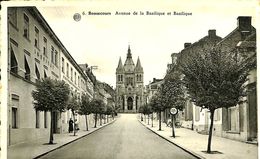 028 176 - CPSM - Belgique - Bonsecours - Avenue De La Basilique Et Basilique - Péruwelz