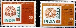 INDIA INTERNATIONAL STAMP EXHIBITION-LOTUS-ERROR/ VARIETIY - INDIA-1990- SCARCE-MNH-SB-01 - Errors, Freaks & Oddities (EFO)