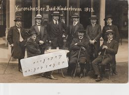 BAD-NIEDERBRONN - Kurorchester / Un Orchestre De Salon En 1913       ( Carte-photo ) 1/2 - Niederbronn Les Bains
