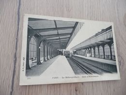 CPA 75 Paris Le  Métropolitain Gare D'Allemagne - Metropolitana, Stazioni