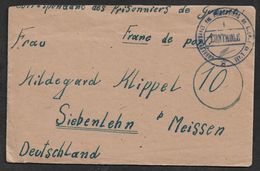 1945  PRISONNIERS DE GUERRE - KGF POST - LAGER GERYVILLE ,ALGERIE A MEISSEN M. CONTENU - Storia Postale